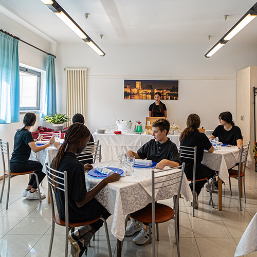 Laboratorio sala da ristorante